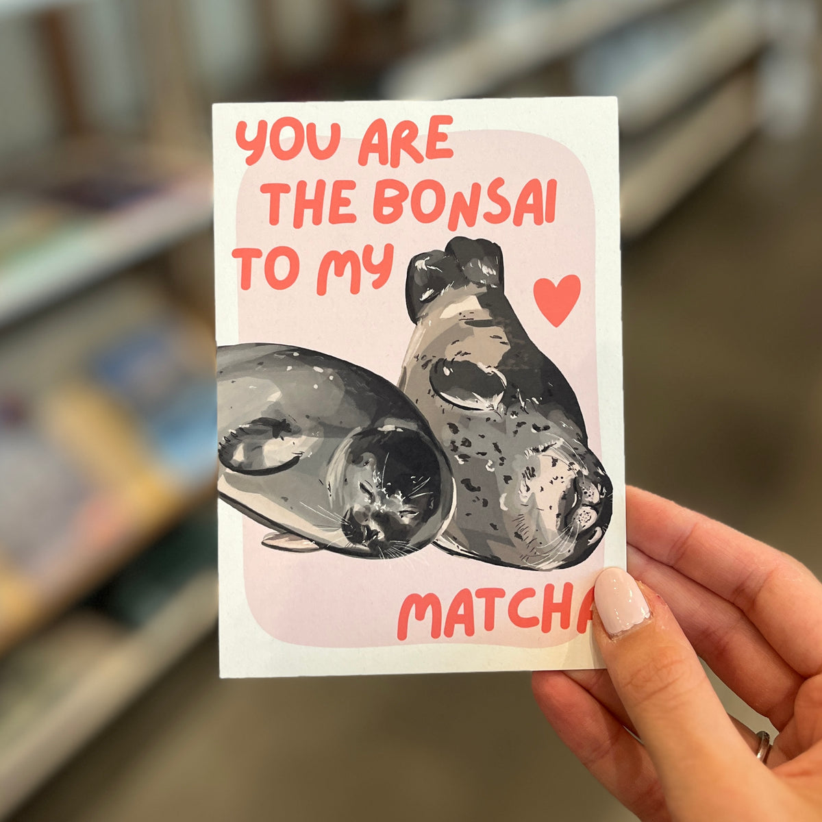Wenskaart "You are the Bonsai to my Matcha"