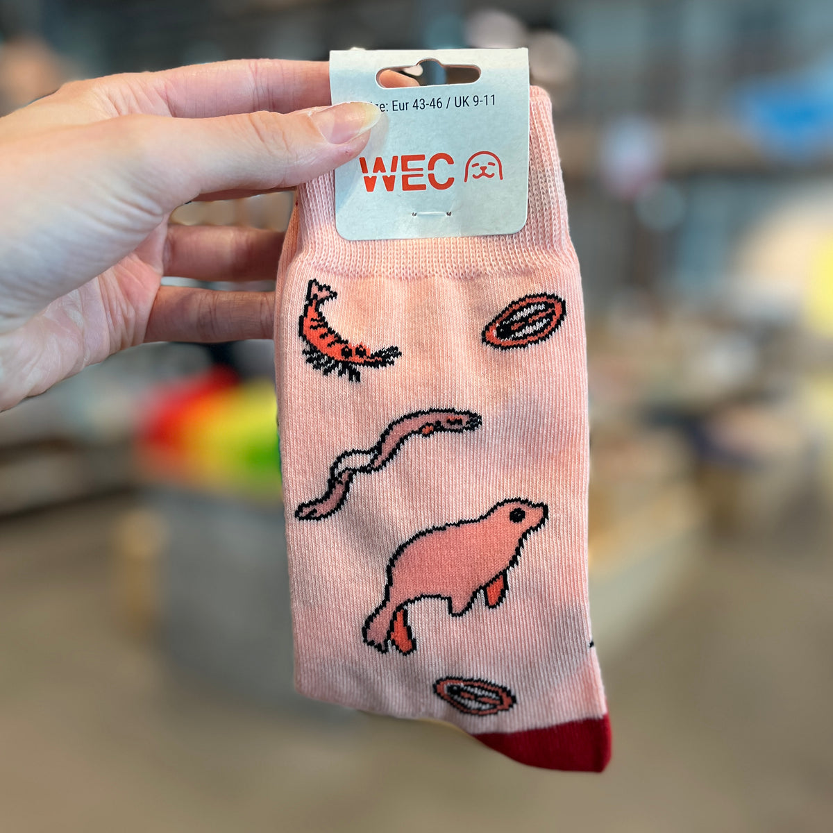WEC-sokken volwassenen rood