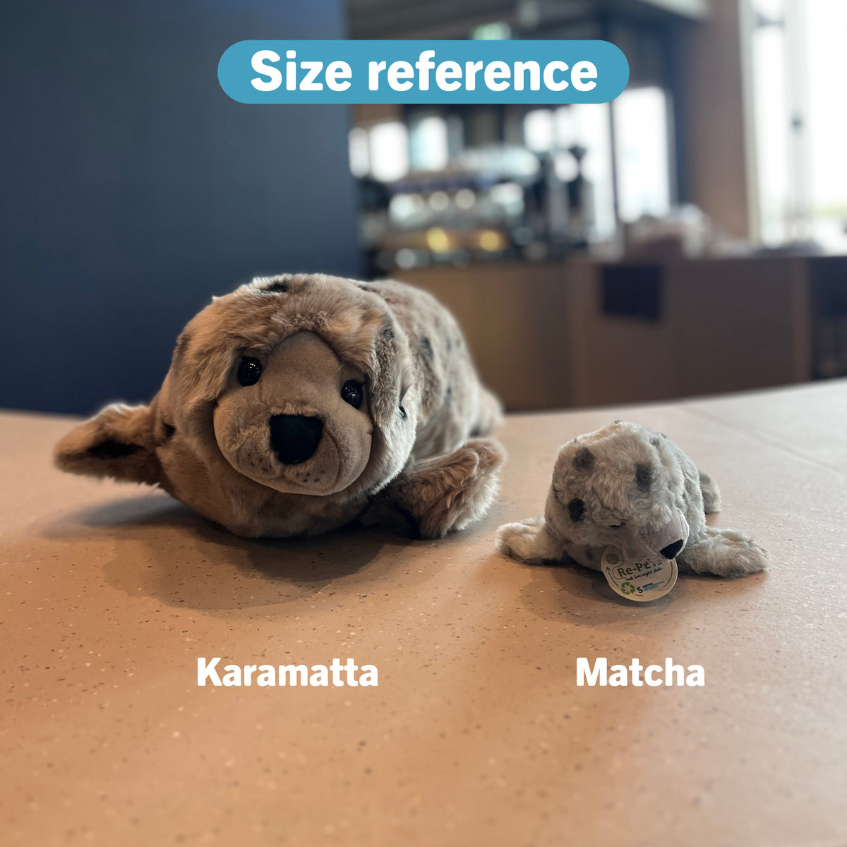 XL Grijze Zeehond Knuffel Karamatta