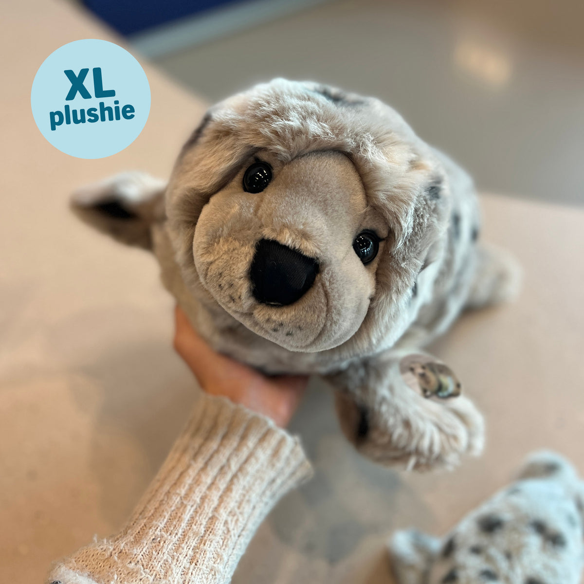 XL Grijze Zeehond Knuffel Karamatta