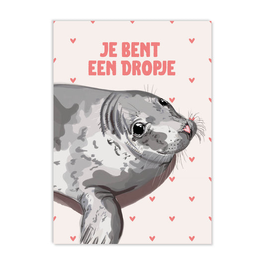 Valentijnsdagkaart 'Je bent een Dropje'